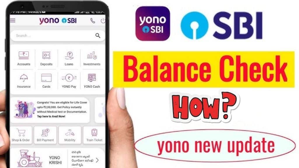 How to Check MOD Balance in SBI YONO